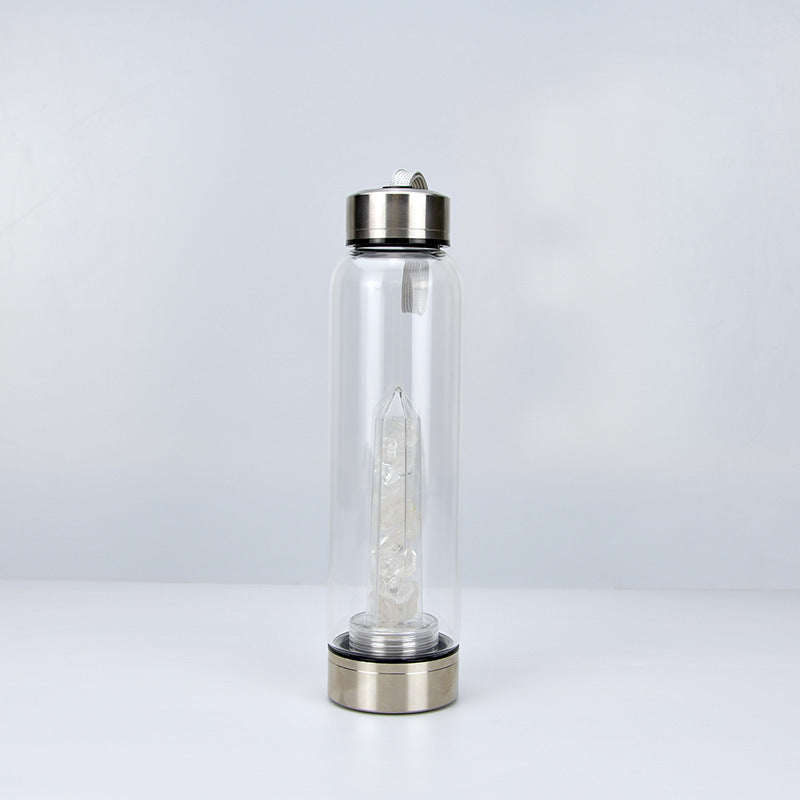 Natural Crystal Stone Water Bottle