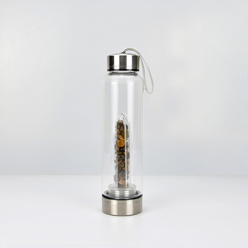 Natural Crystal Stone Water Bottle