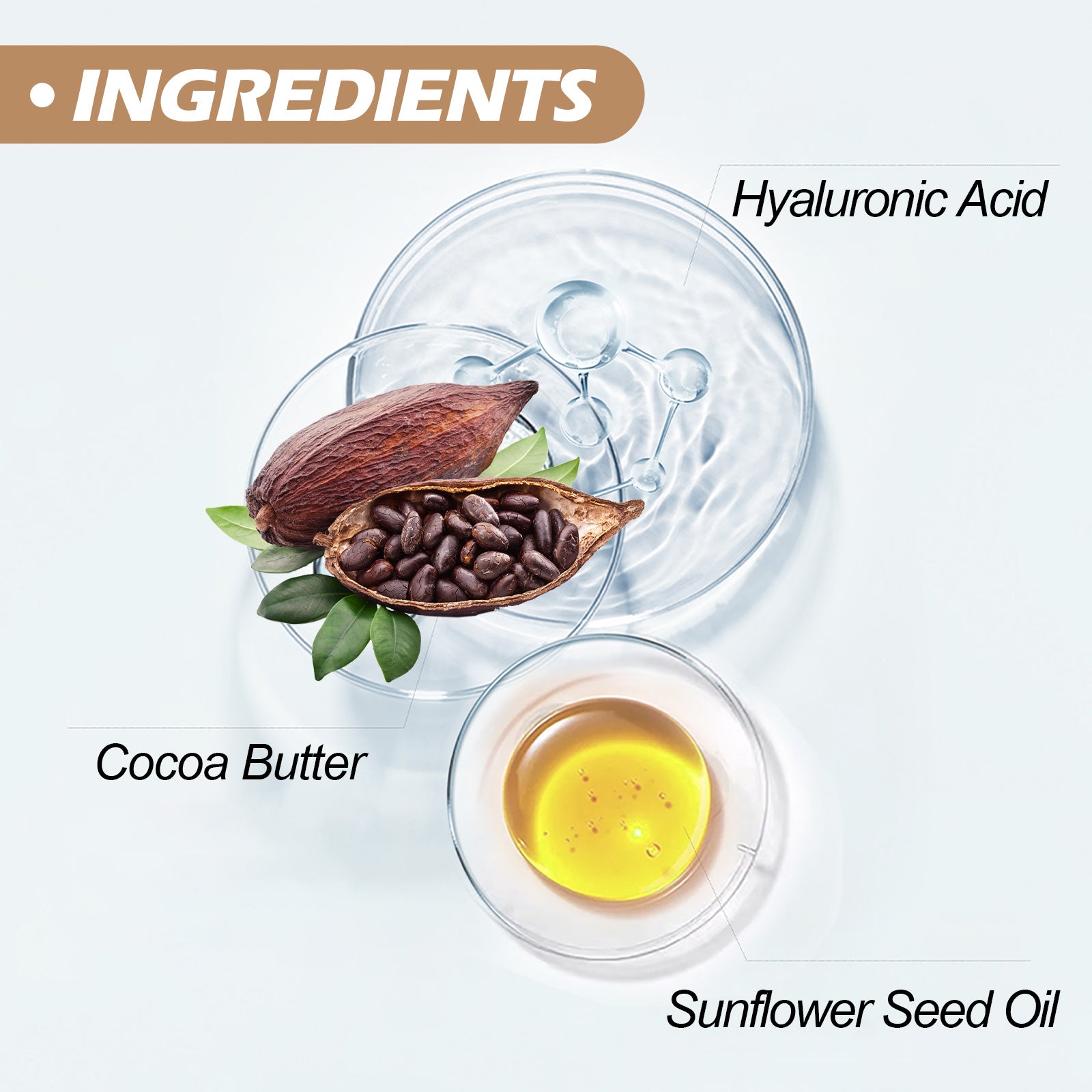 OUHOE  Cacao Body Lotion, Lightening Acne Mark Dark Hydrating Whitening Body Lotion