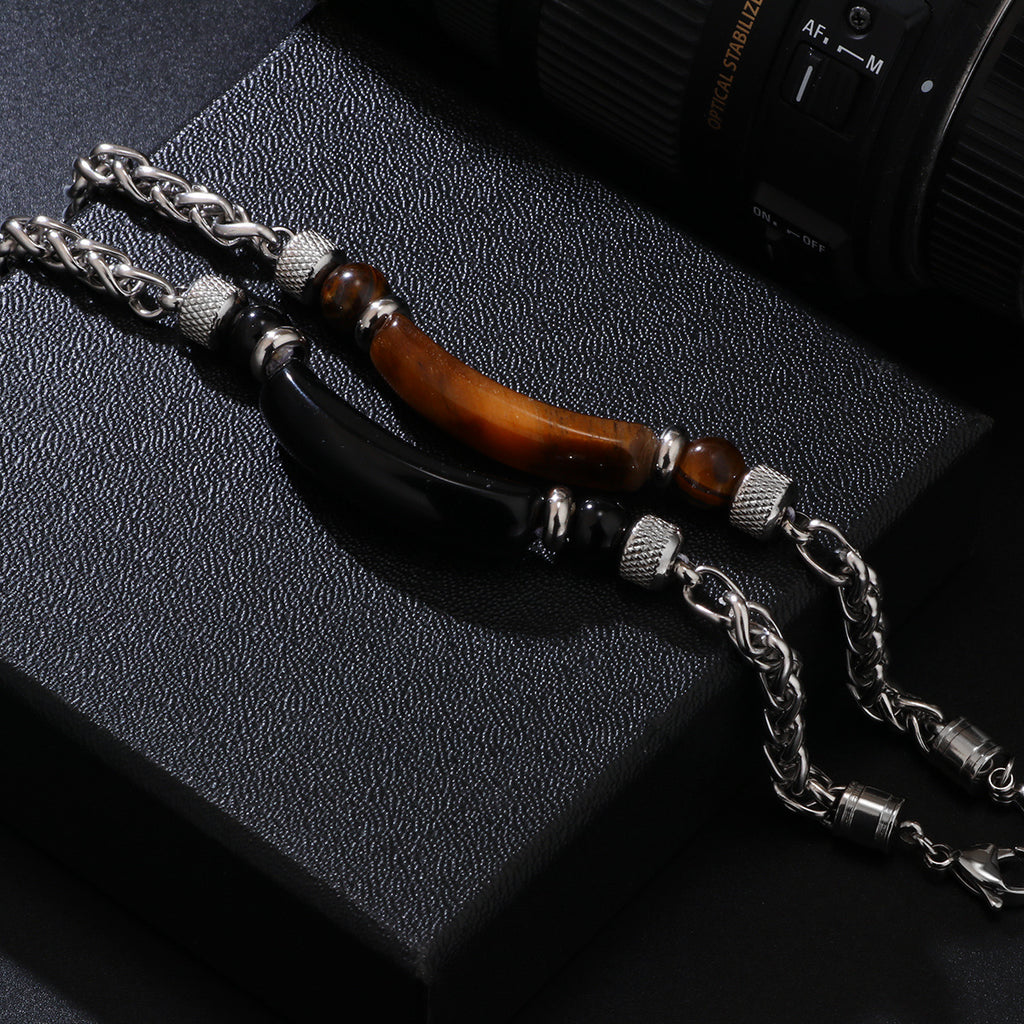 stone chain bracelet