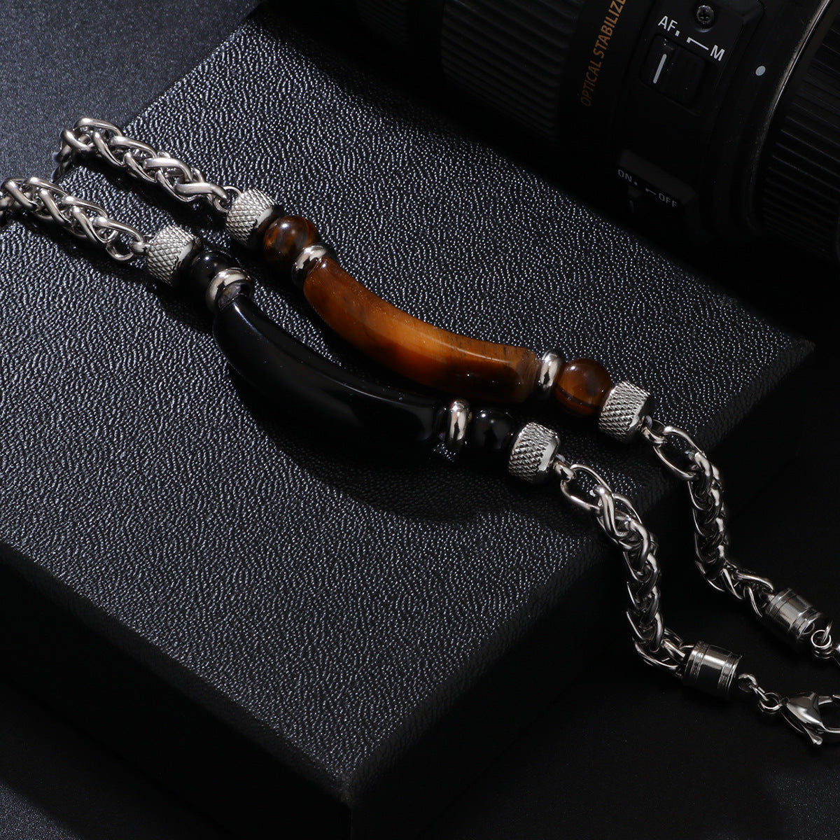 stone chain bracelet