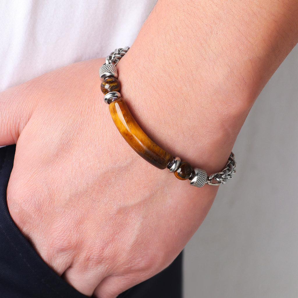 stone chain bracelet