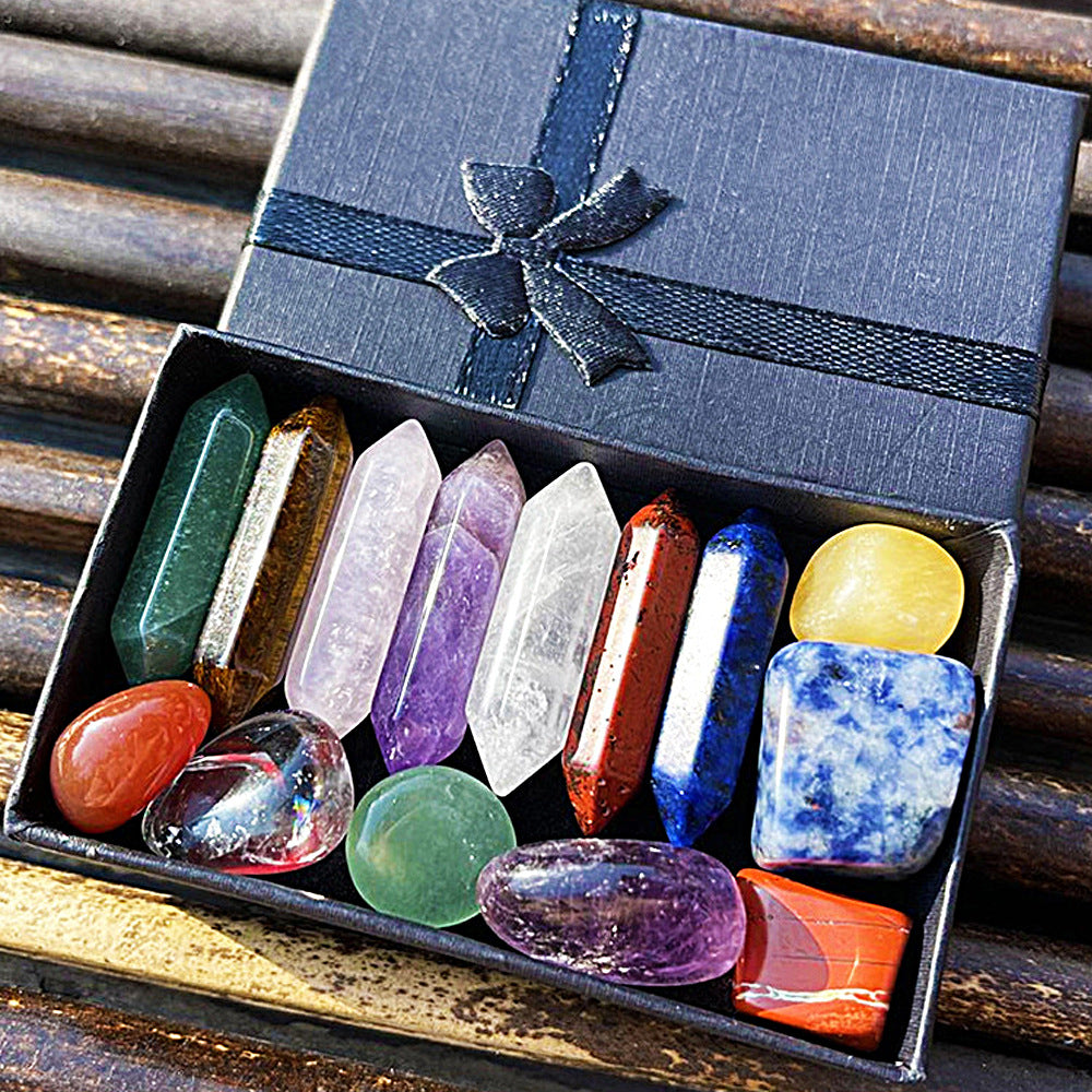 Rough-Cut Crystal Tower Box