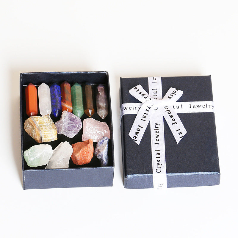 Rough-Cut Crystal Tower Box