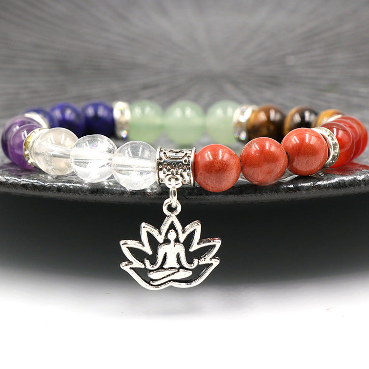 Raw Crystal Yoga Bracelet Set