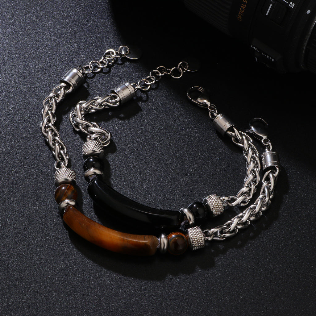 stone chain bracelet